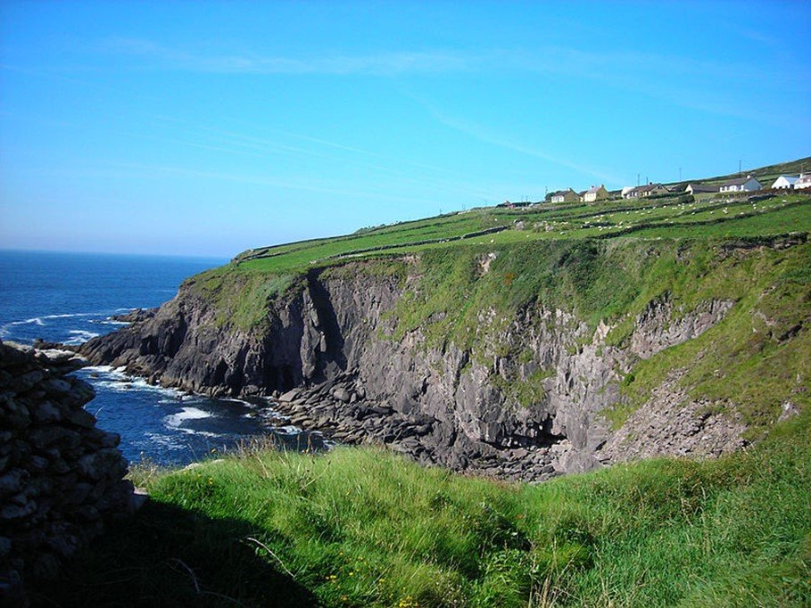 Slea head drive in dingle Ireland.