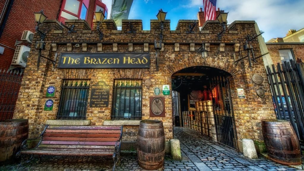 The Brazen Head Pub in Dublin