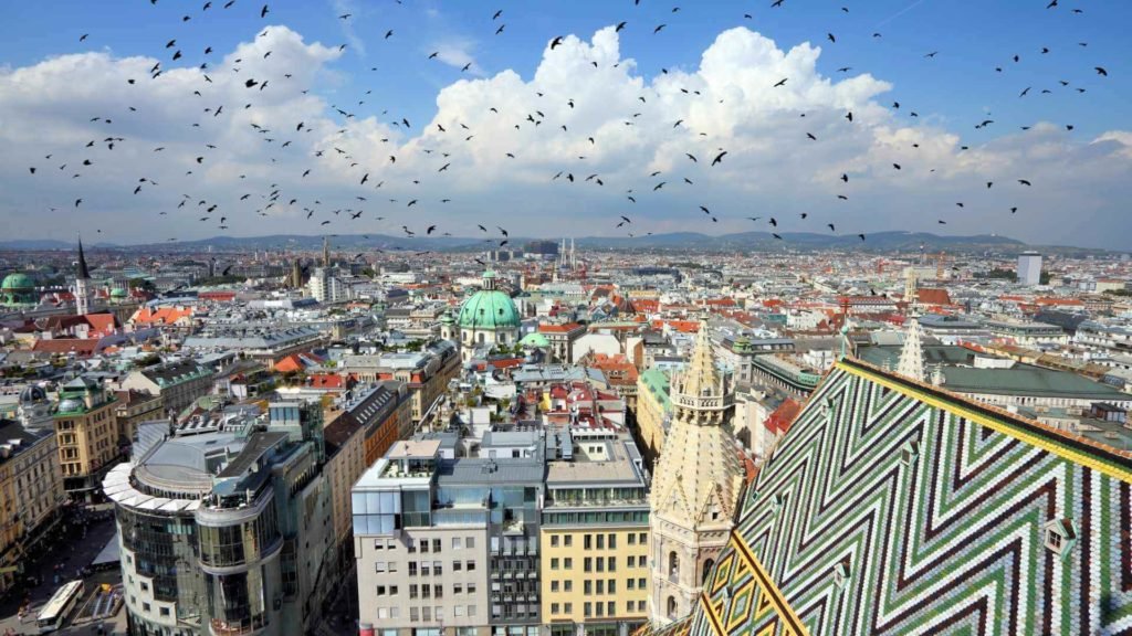 Aerial View of Vienna 