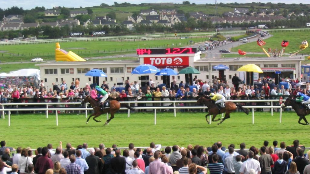 Horse Race at Galway Racecourse